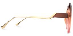 Clarissa Square Earthy Yellow Glasses3