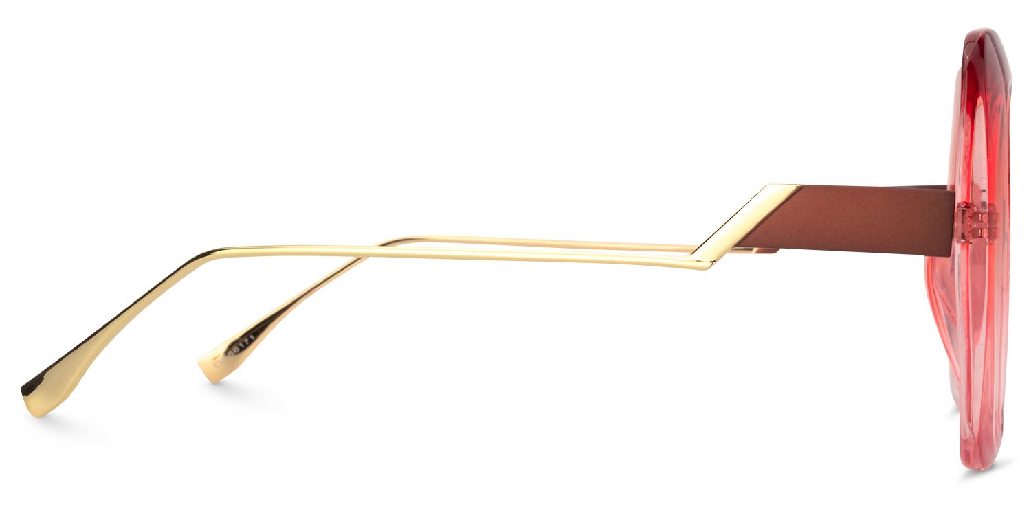 Square Red Glasses | Zeelool Glasses3