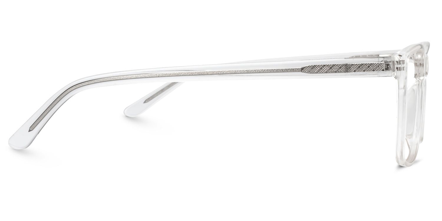 Rectangle Clear Glasses | Zeelool Glasses3