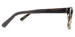 Daisy Rectangle Dark-Gray Glasses3