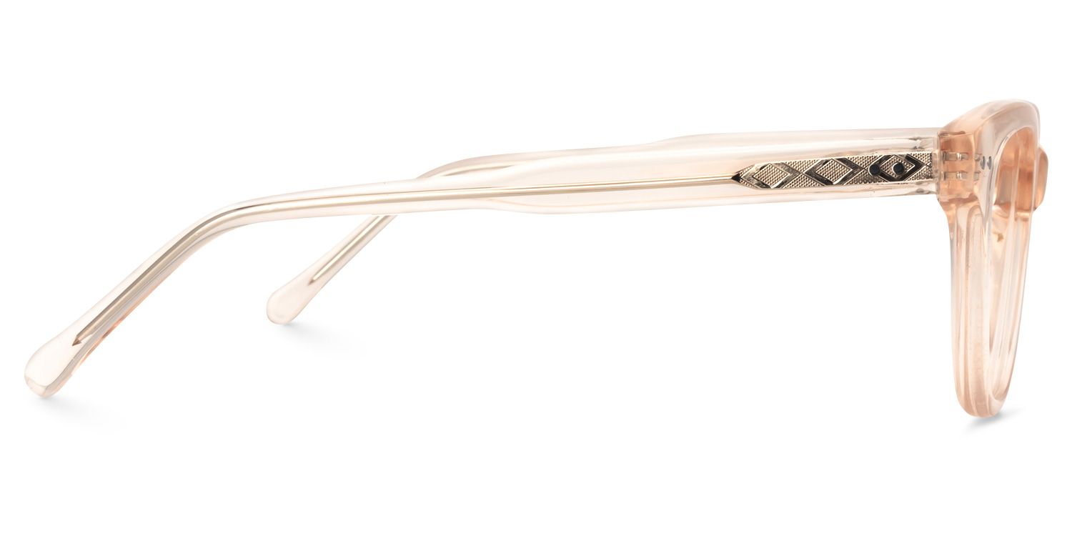 Square Beige Glasses | Zeelool Glasses3