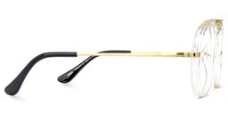 Darius Geometric Clear Glasses3