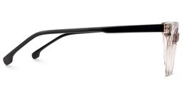 Dempsey Round Gray-Clear Glasses3