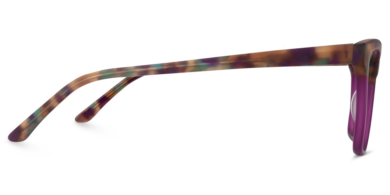 Square Purple Glasses | Zeelool Glasses3
