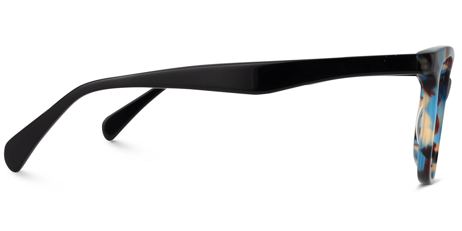 Rectangle Blue Tortoise Glasses | Zeelool Glasses3