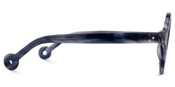 Faithe Round Blue-Gray Glasses3