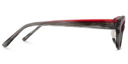 Domingo Cat Eye Red Glasses3