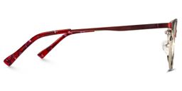 Laurinda Browline Red Glasses3
