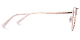 Florrie Aviator Rose-Gold Glasses3