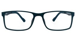 Beatrice Rectangle Dark-Green Glasses0