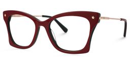 Tameron Butterfly Dark-Red Glasses1