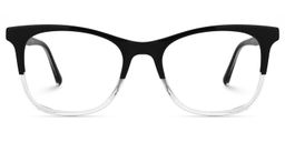 Revell Cateye Black-Clear Glasses0