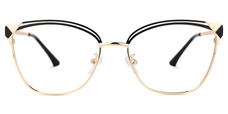 Exey Cateye Black Glasses