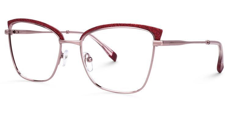 Myra Cateye Red Glasses