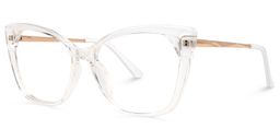 Shaffer Cateye Clear Glasses1