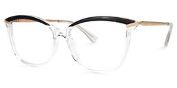 Bethea Cateye Clear Glasses1