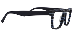 Alston Rectangle Blue Tortoise Glasses4