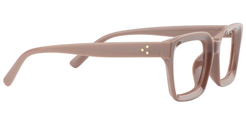 Rectangle Brown Reading Glasses | Zeelool Reading Glasses4