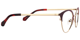 Nelly Cat Eye Red Glasses5