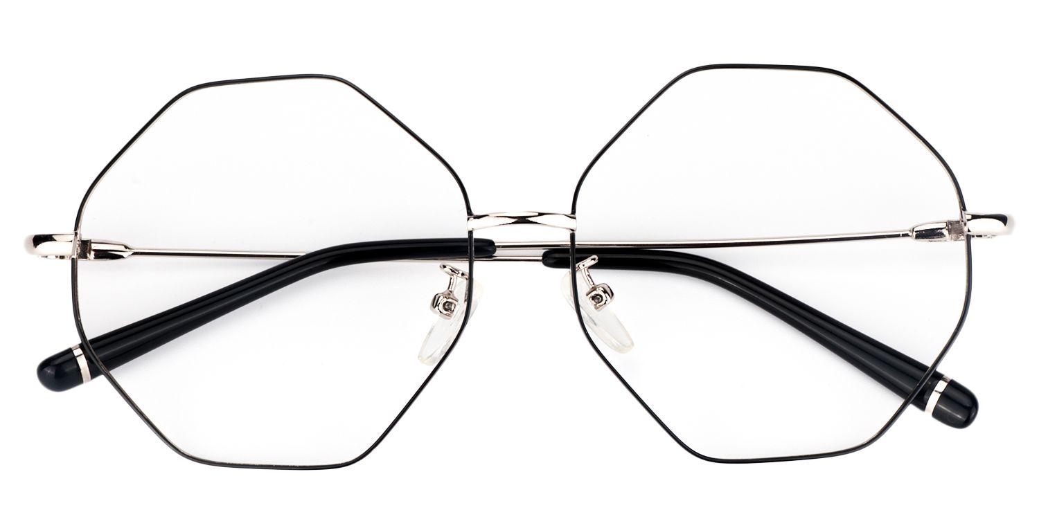 Petaloid Silver Glasses | Zeelool Glasses1