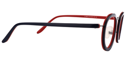 Pearl Oval Blue Glasses5