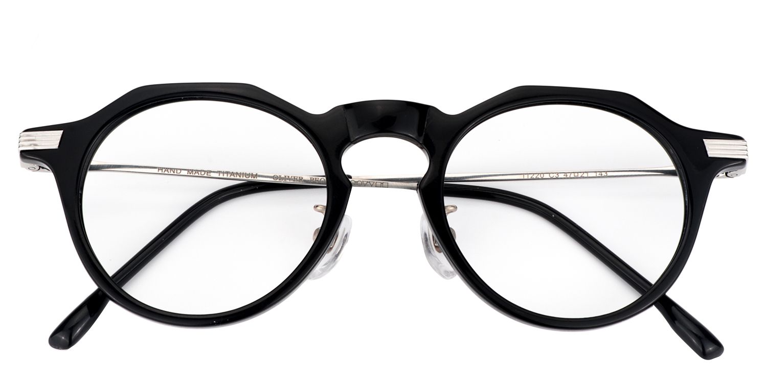 Round Black Glasses | Zeelool Glasses1