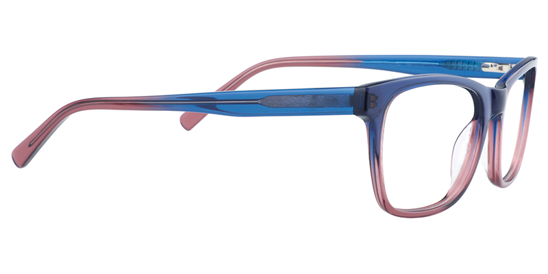 Rectangle Blue Glasses | Zeelool Eyeglass Frames4
