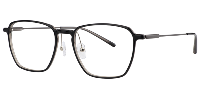 Rectangle Black Glasses | Zeelool Optical2