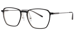 Neely Rectangle Black Glasses2