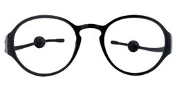 Odelia Round Black Glasses6