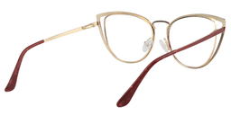 Eras Cateye Red&Gold Glasses6