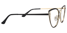 Eras Cateye Black&Gold Glasses3
