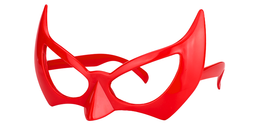 Viki Bat-shaped Red Glasses2