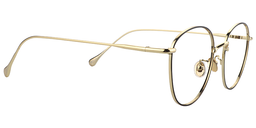 Laurel Round Black Glasses4