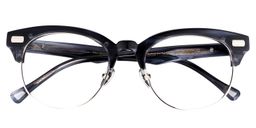 Algernon Round Black Glasses1