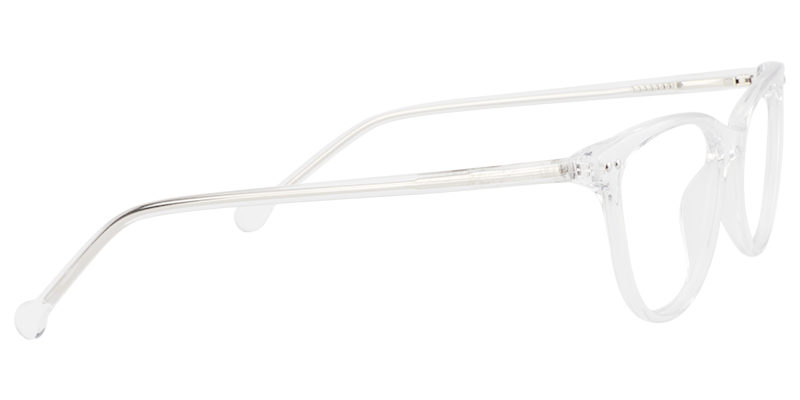 Oval Clear Glasses | Zeelool Eyeglass Frames4