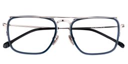 Alva Aviator Dark Blue Glasses1