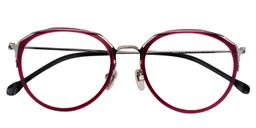 Alvin Round Red Glasses1