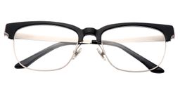 Archer Rectangle Black Glasses1