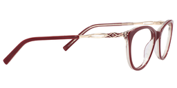 Ernestine Cateye Red Glasses4