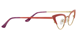 Mignon Cateye Living Coral Glasses4