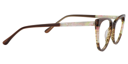 Grace Oval Light Brown Glasses4