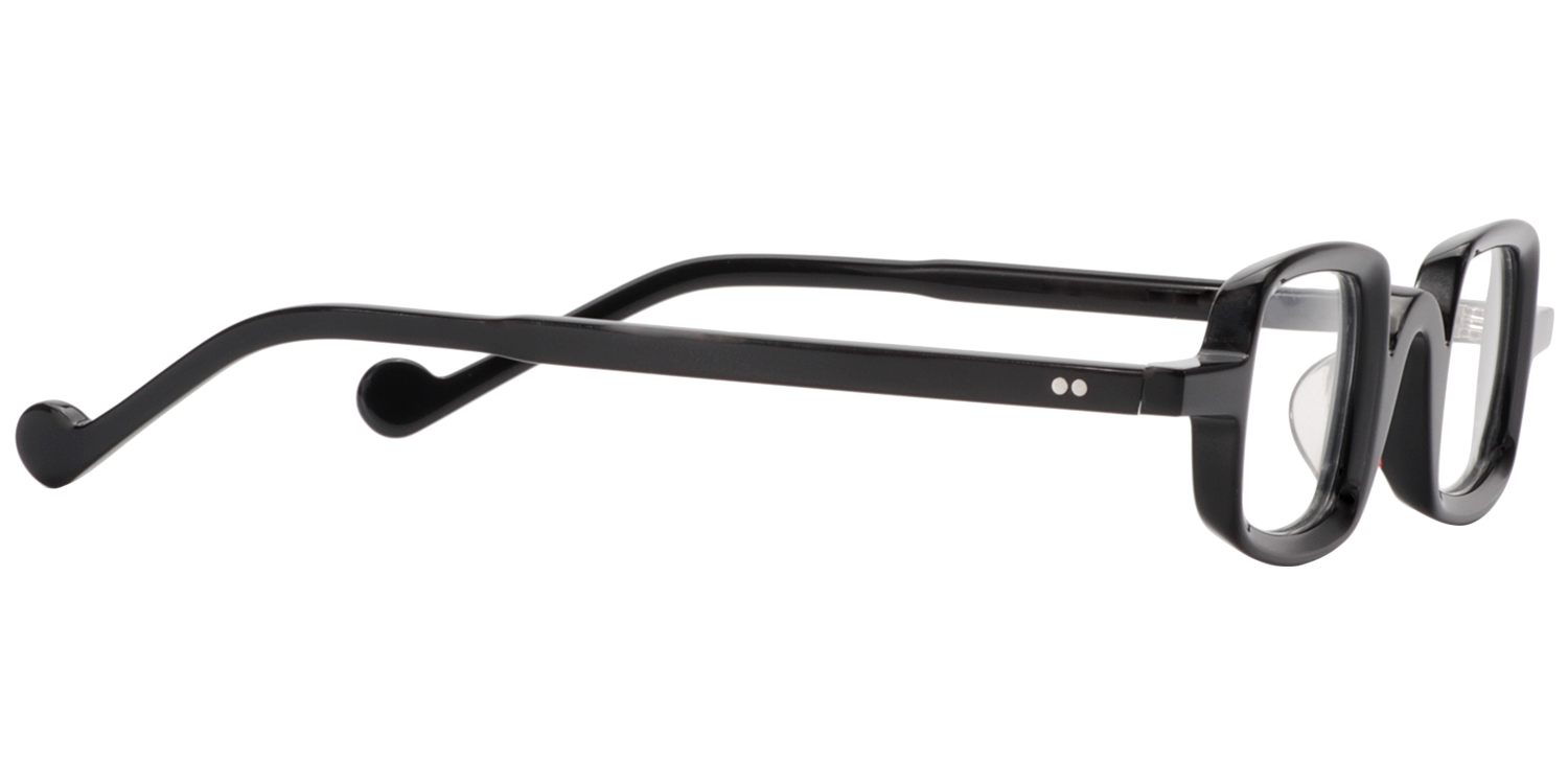 Sheila Square Black Glasses | Zeelool Eyeglass Frames4