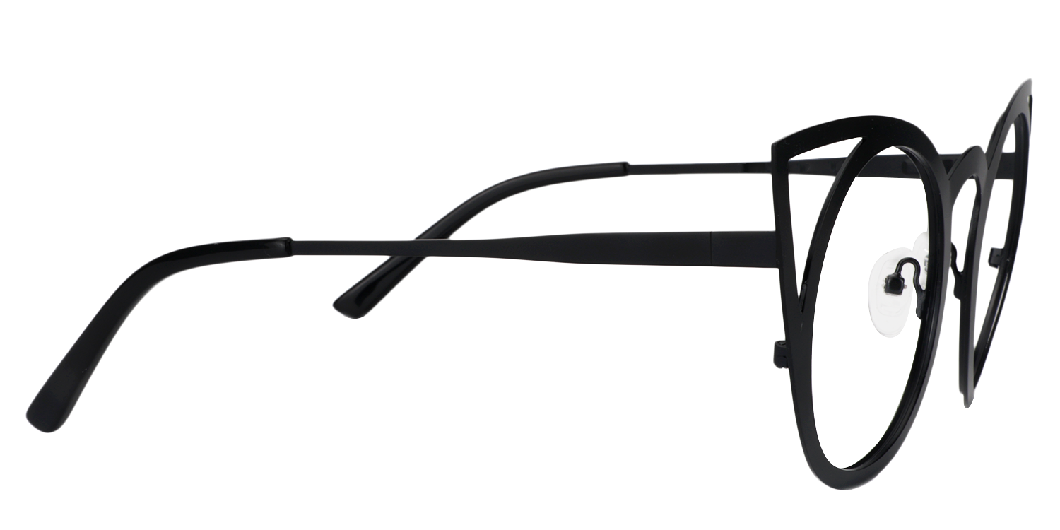 Cat-eye Black Glasses | Zeelool Glasses4