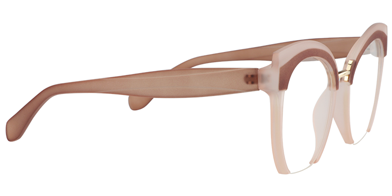 Round Beige Glasses | Zeelool Optical Online4