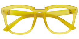 Noreen Rectangle Yellow Glasses1