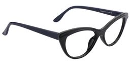 Tina Cat Eye Black Glasses2