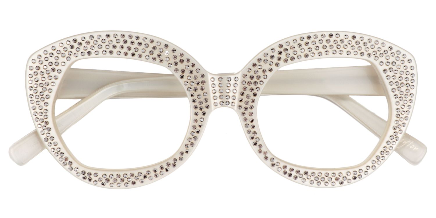 Cat-eye Ivory Glasses | Zeelool Glasses1