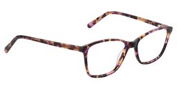  Venetia Rectangle Purple Floral Glasses2