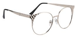 Jerry Cat Eye Silver Glasses 5